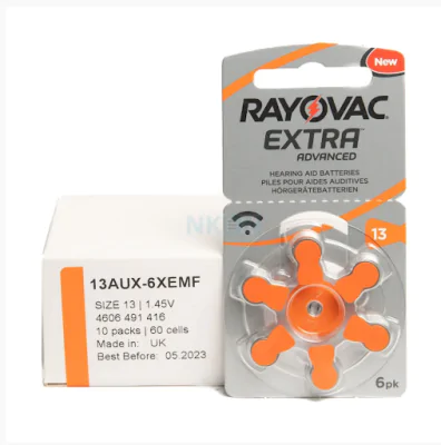 Pilha para Aparelho Auditivo 13 Rayovac Extra Advanced